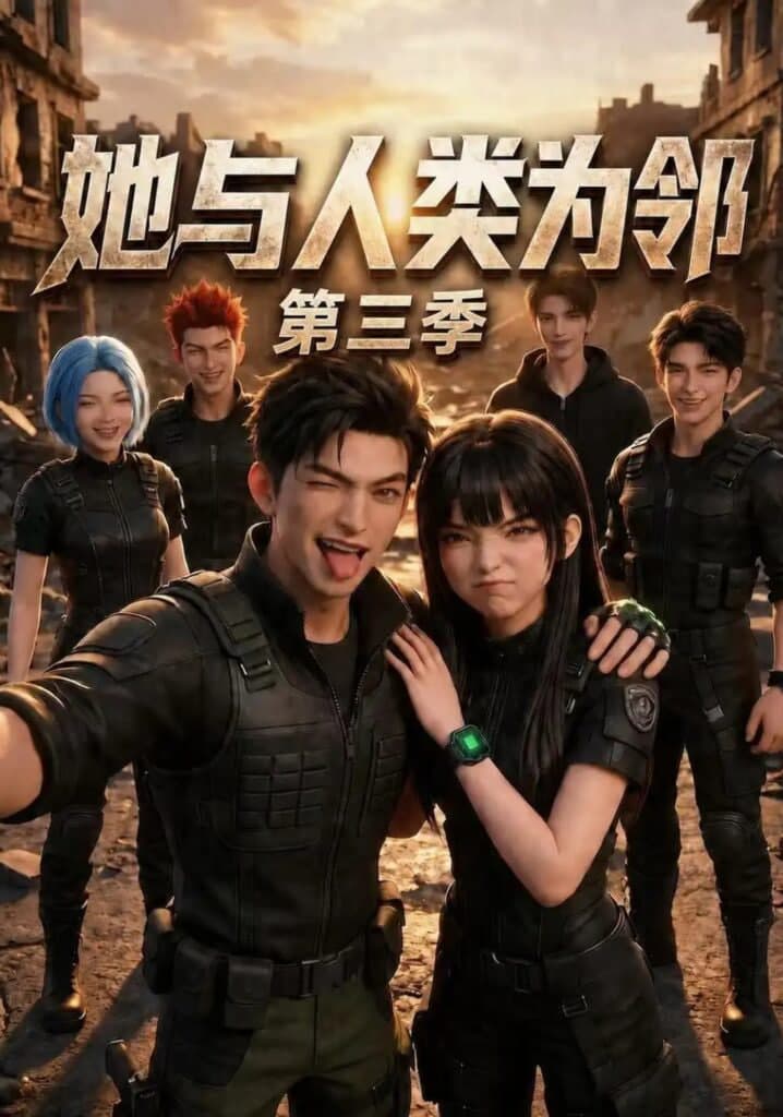 她与人类为邻第三季海报
