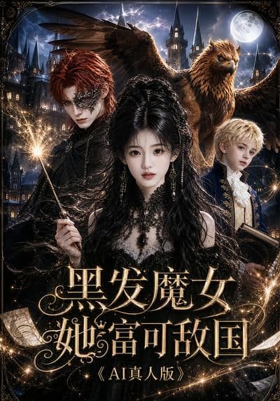黑发魔女她富可敌国 AI 真人版海报