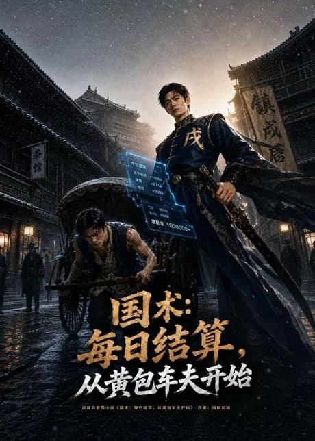 国术：每日结算，从黄包车夫开始海报