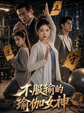 不服输的瑜伽女神海报
