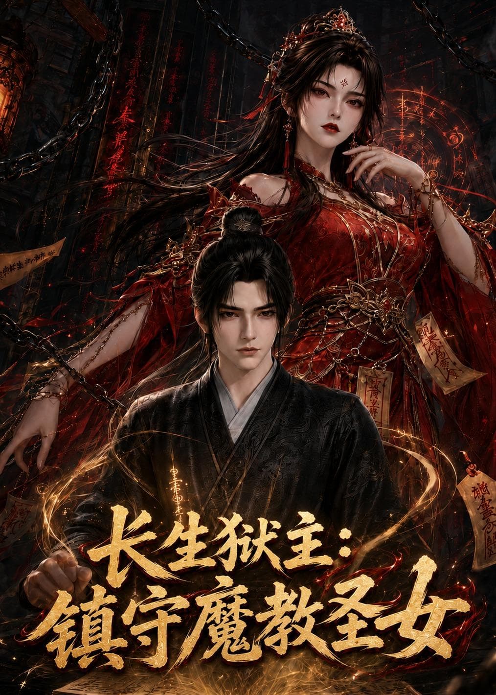 长生狱主：镇守魔教圣女海报