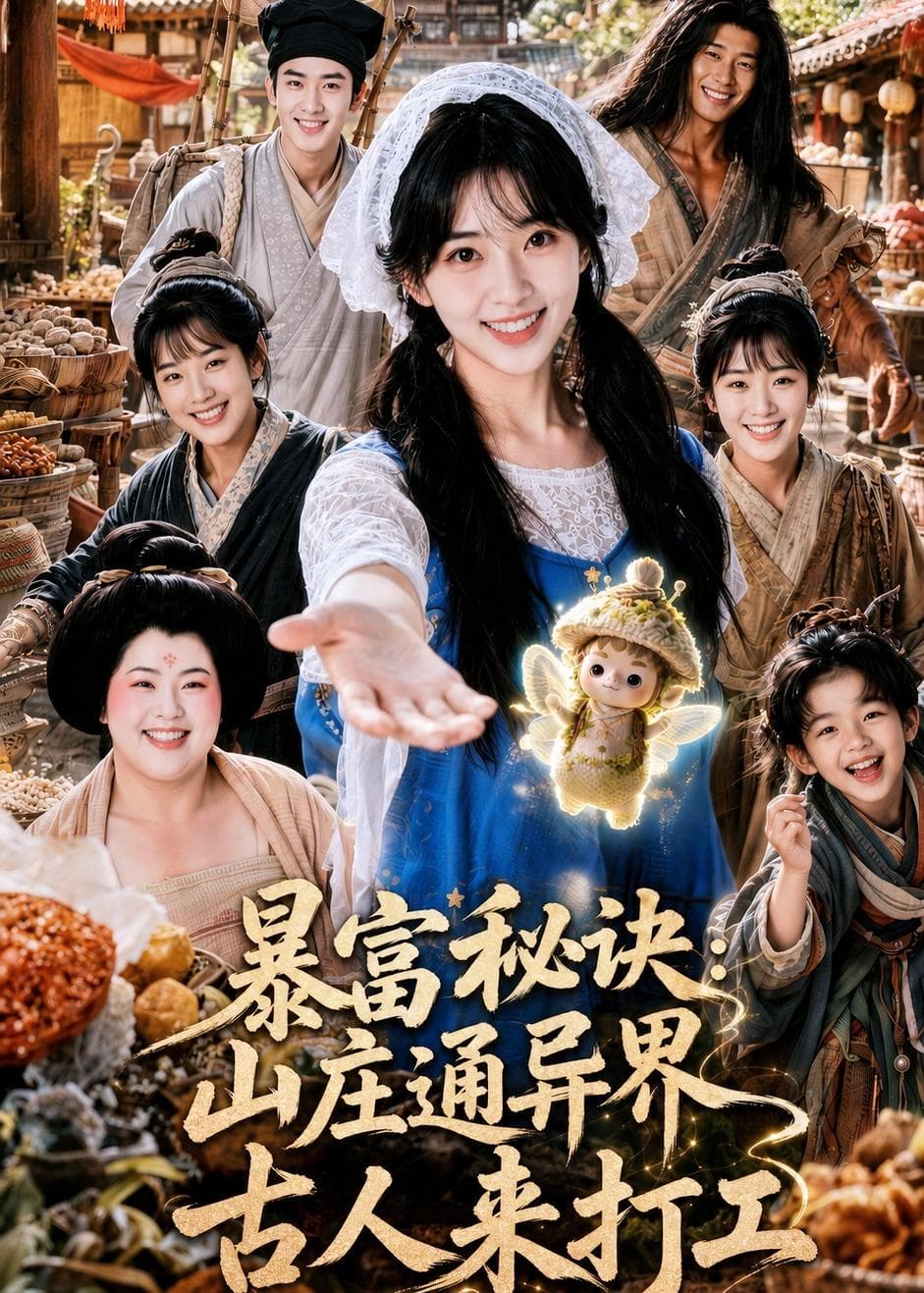 暴富秘诀：山庄通异界古人来打工海报
