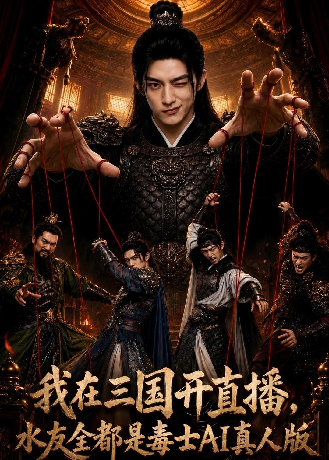 我在三国开直播，水友全都是毒士AI真人版海报