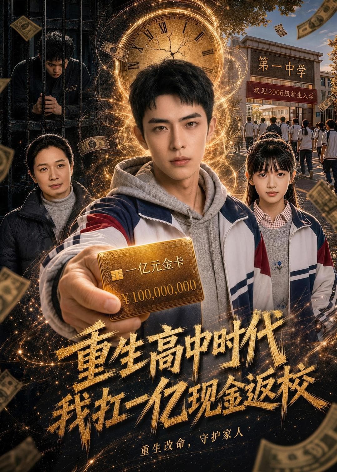 重生高中时代我扛一亿现金返校海报