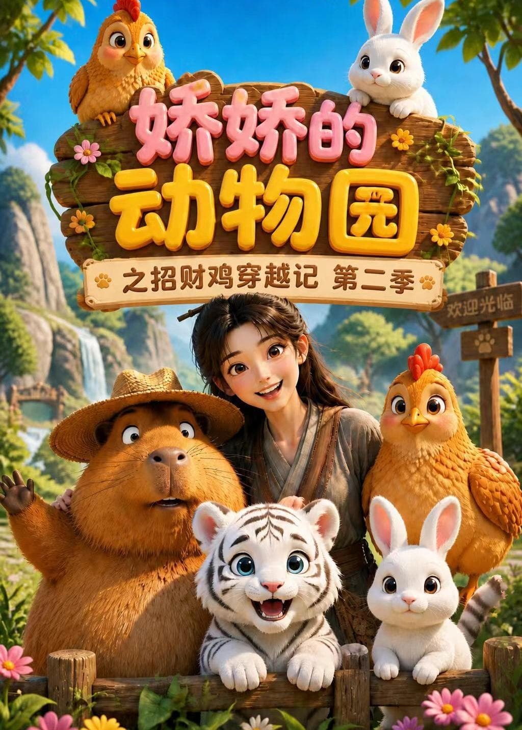 娇娇的动物园之招财鸡穿越记第二季海报
