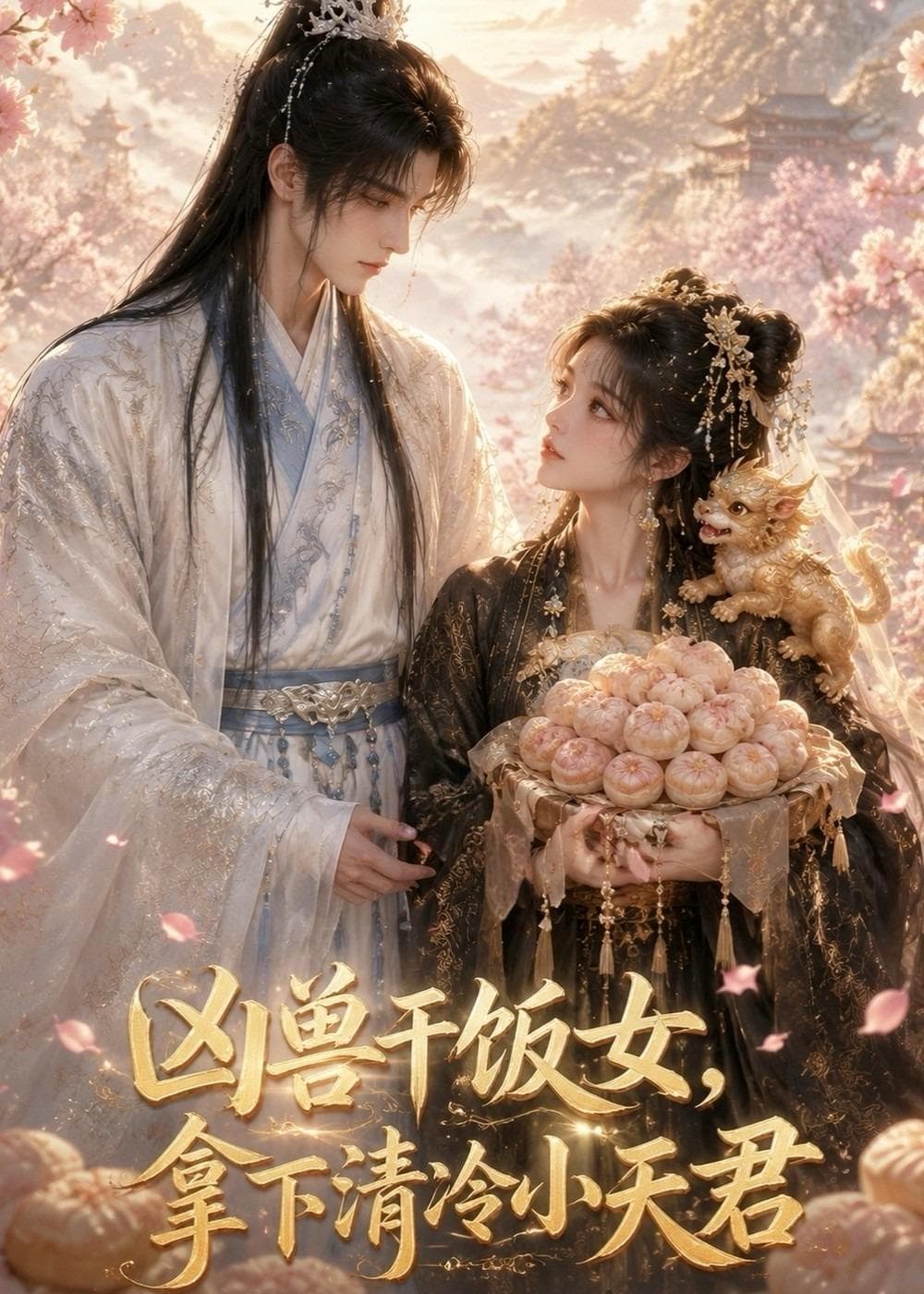 凶兽干饭女，拿下清冷小天君海报