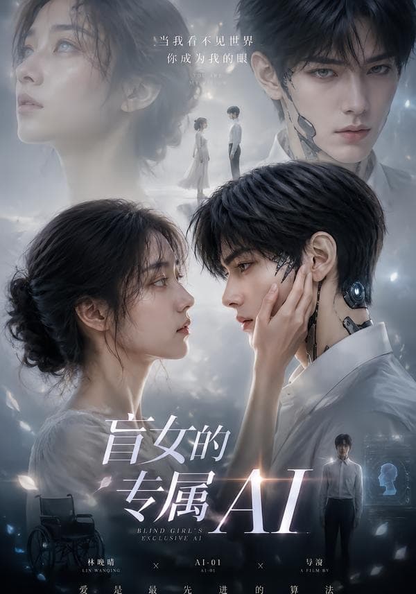 盲女的专属AI海报