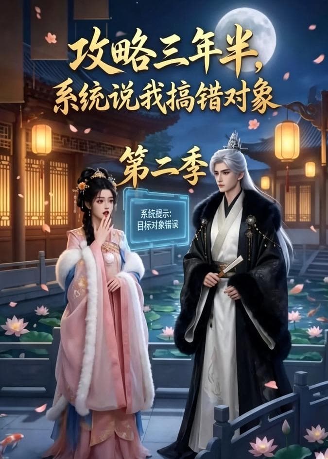 攻略三年半，系统说我搞错对象第二季海报