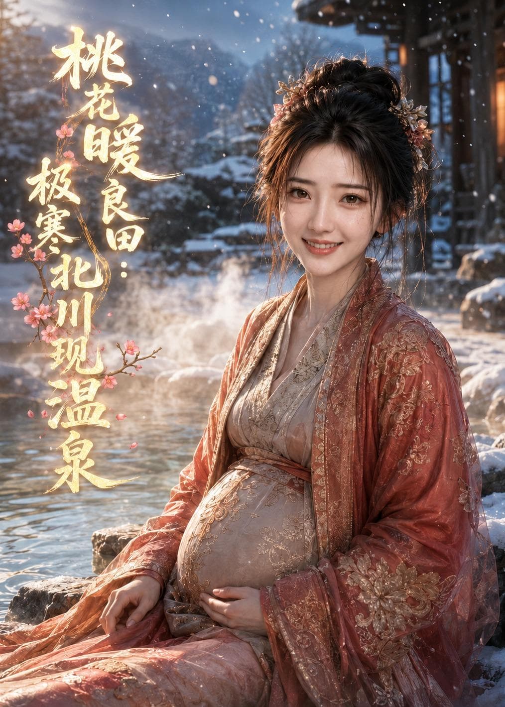 桃花暖良田：极寒北川现温泉海报