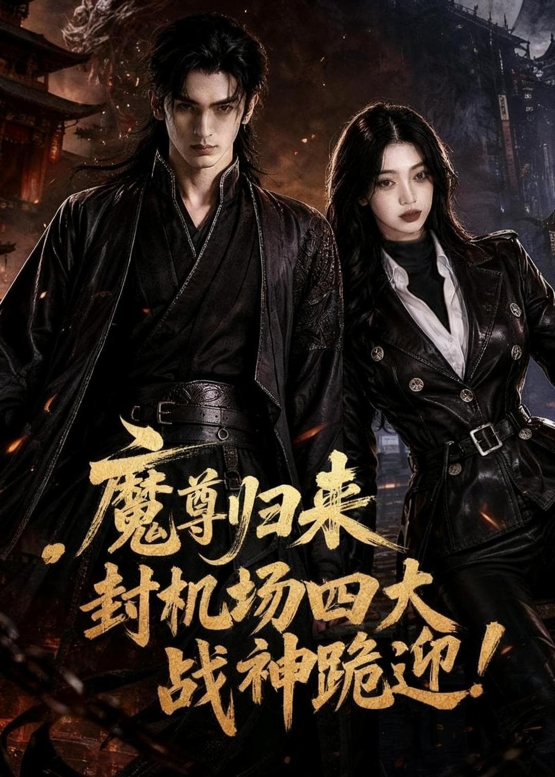 魔尊归来，封机场四大战神跪迎海报