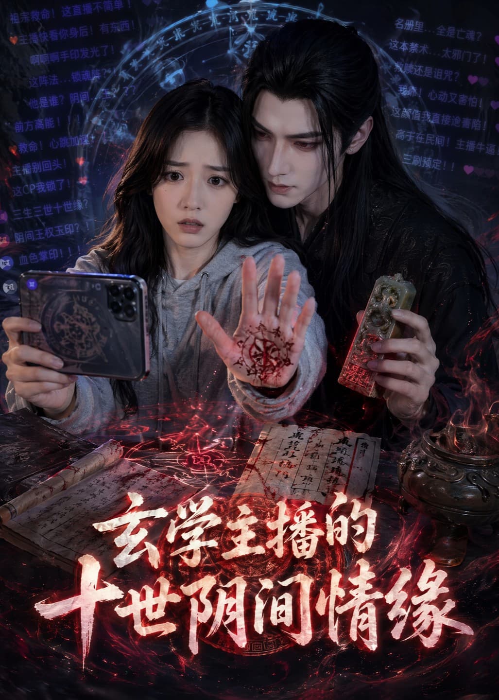玄学主播的十世阴间情缘海报