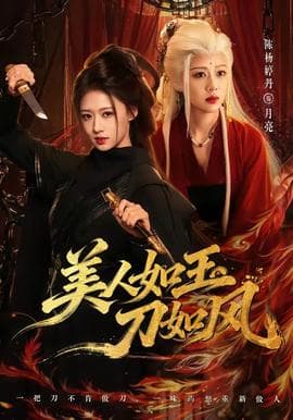 美人如玉刀如风海报