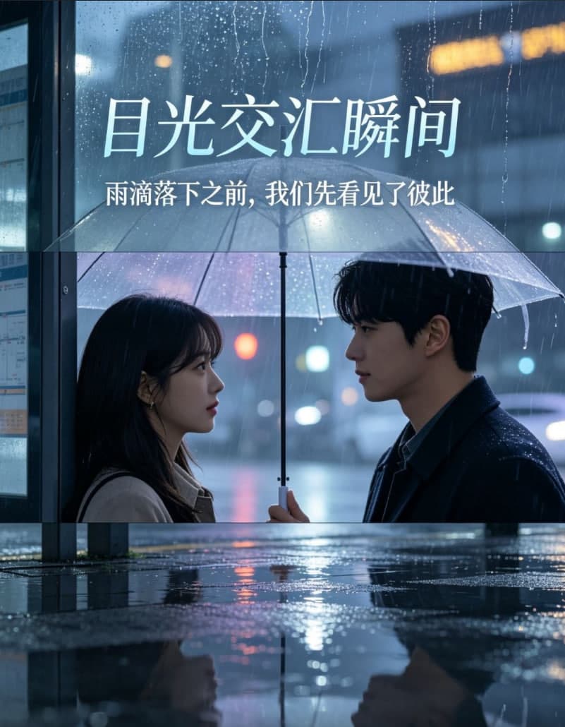 目光交汇的瞬间海报