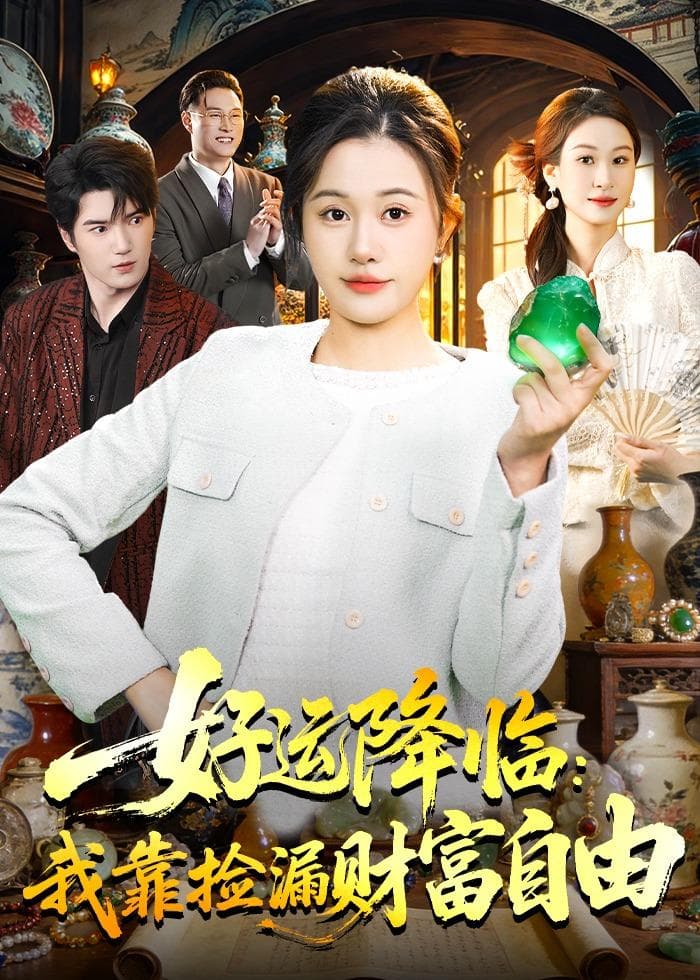 好运降临：我靠捡漏财富自由海报