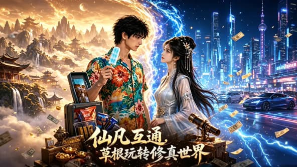 仙凡互通，草根玩转修真世界海报