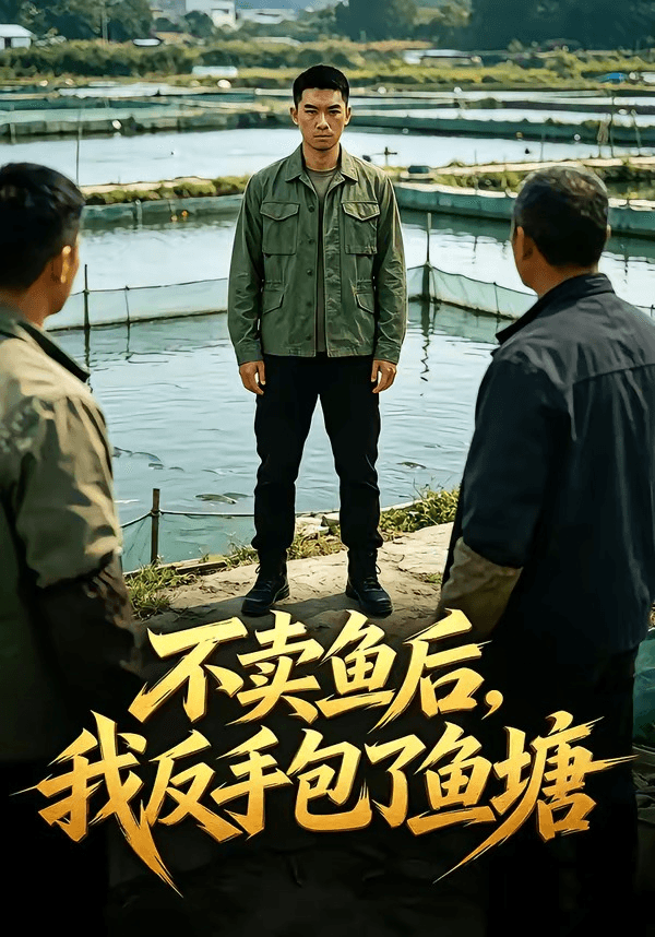 不卖鱼后，我反手包了鱼塘海报