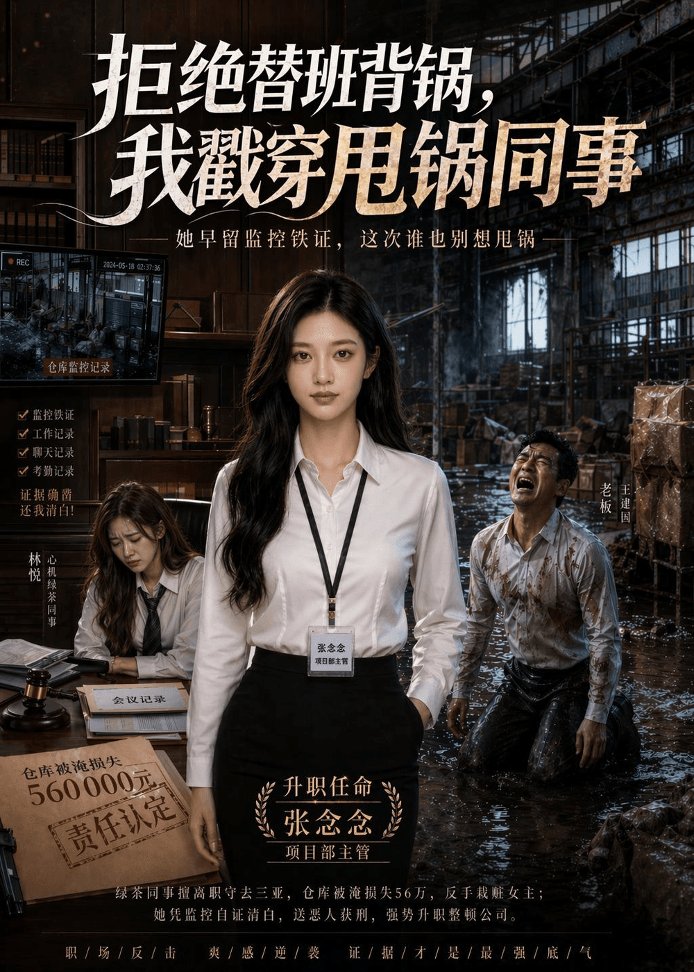 拒绝替班背锅，我戳穿甩锅同事海报