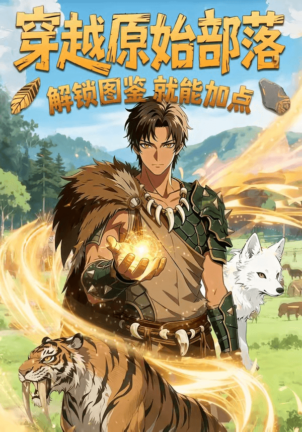 穿越原始部落，解锁图鉴就能加点海报