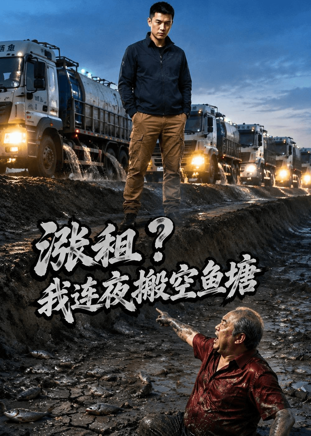 涨租？我连夜搬空鱼塘海报
