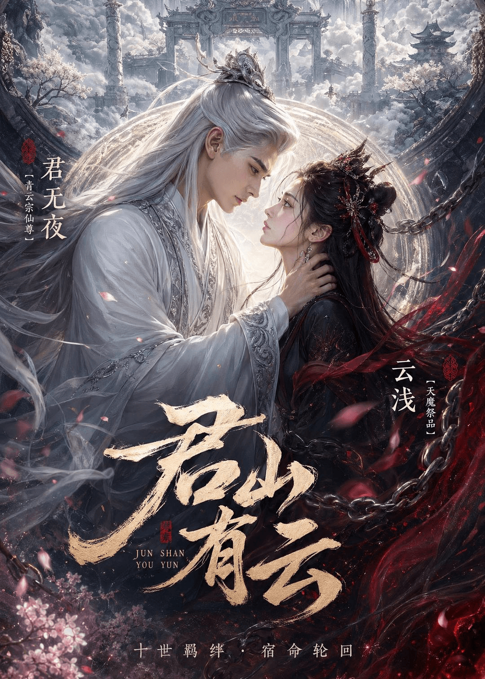 君山有云海报