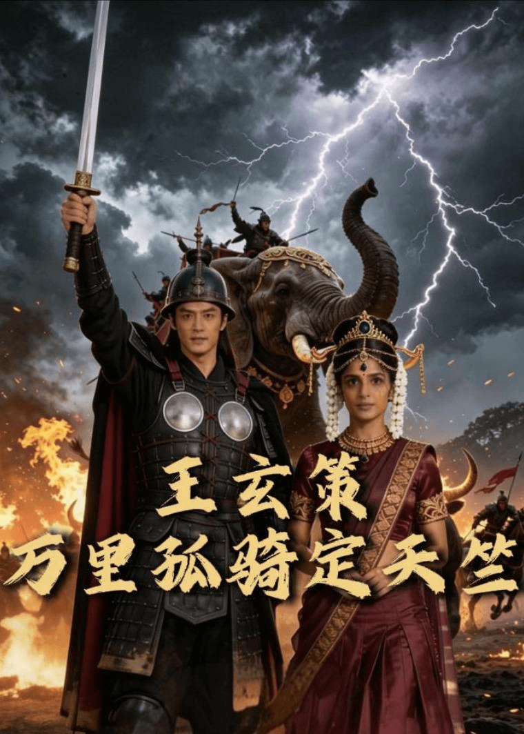 王玄策：万里孤骑定天竺海报