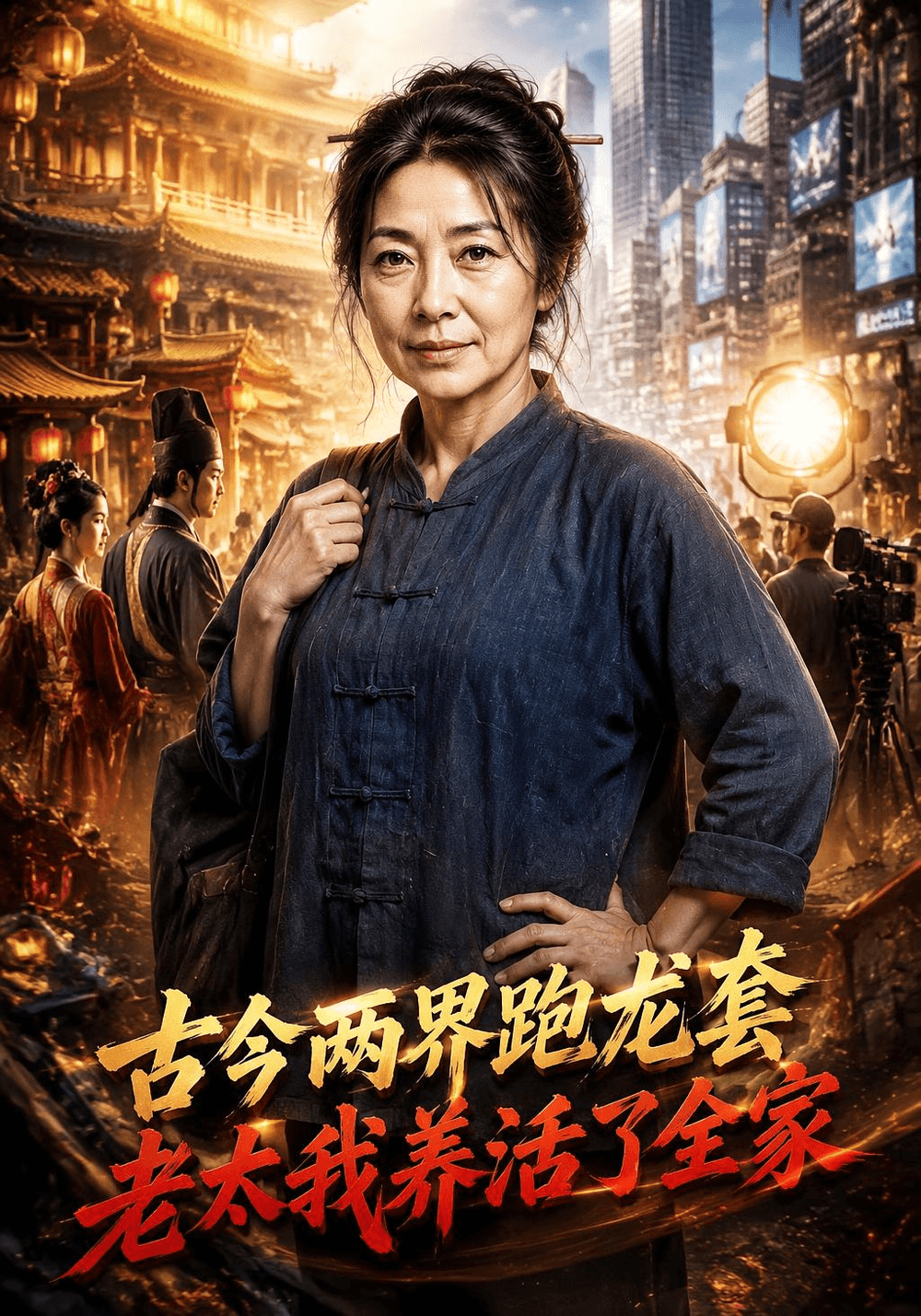古今两界跑龙套，老太我养活了全家海报