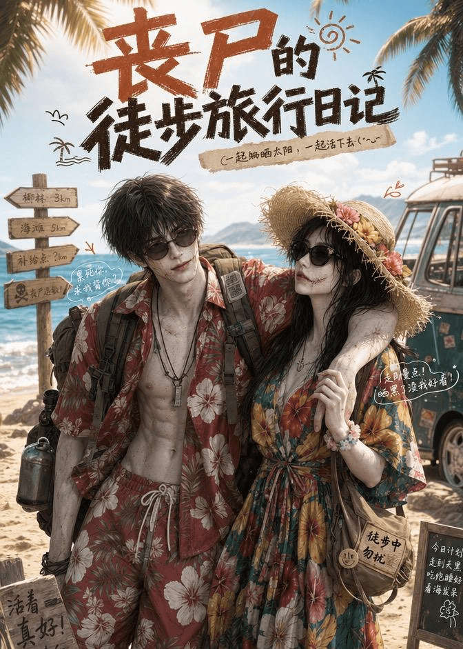 丧尸的徒步旅行日记海报