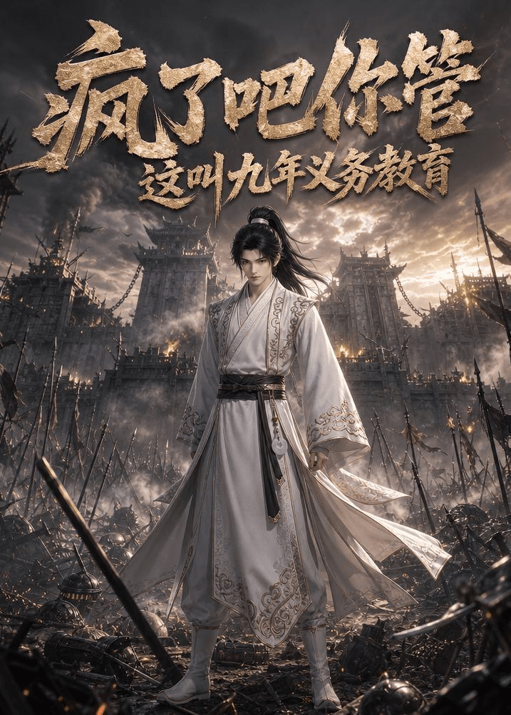 疯了吧你管这叫九年义务教育海报