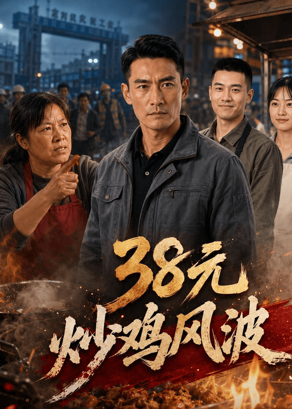 38元炒鸡风波海报