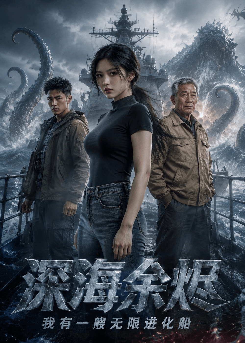深海余烬：我有一艘无限进化船海报