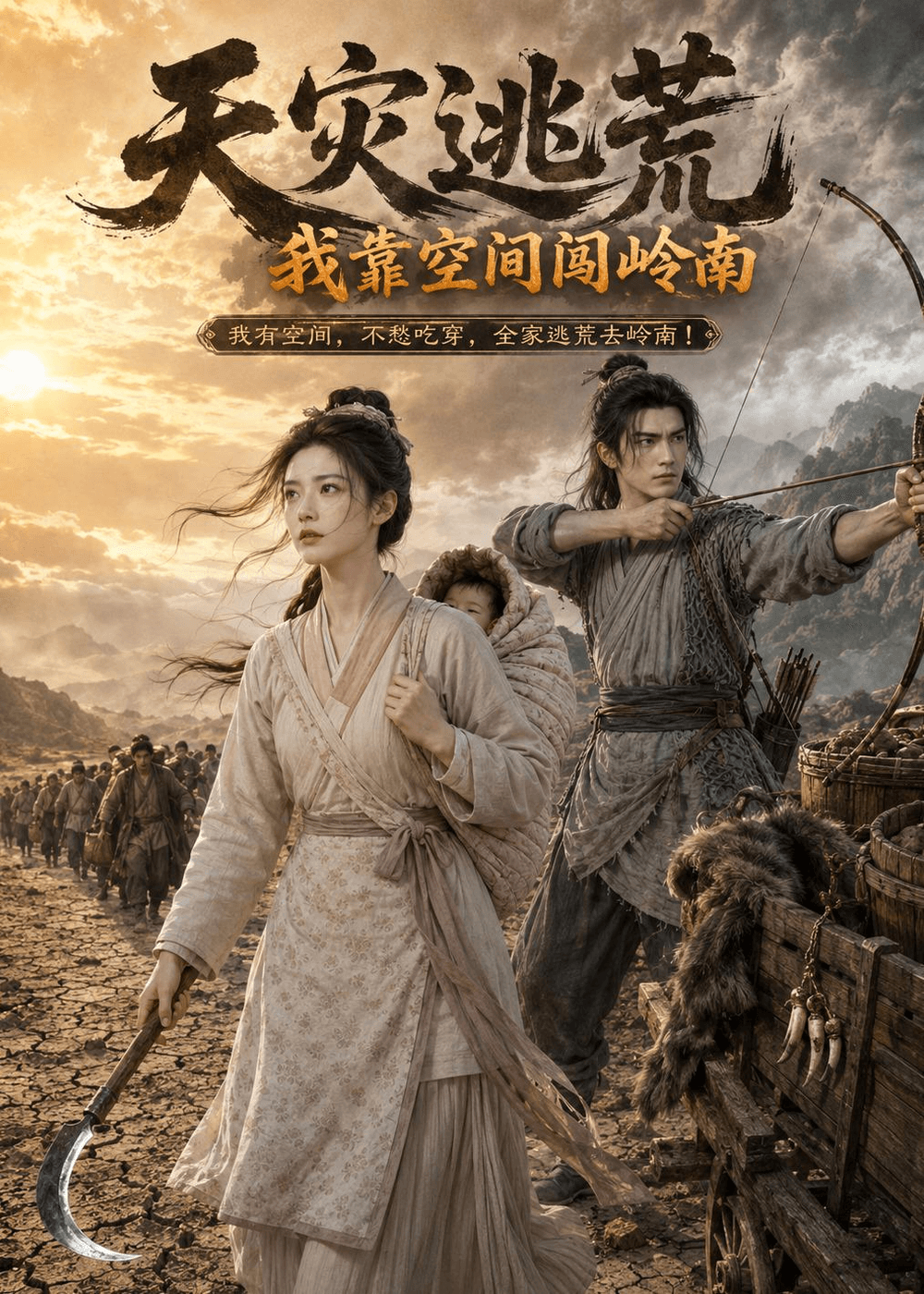 天灾逃荒：我靠空间闯岭南海报
