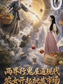 两界行鬼屋通现代，农女开起批发市场海报
