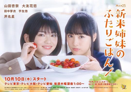 新手姐妹的双人餐桌海报