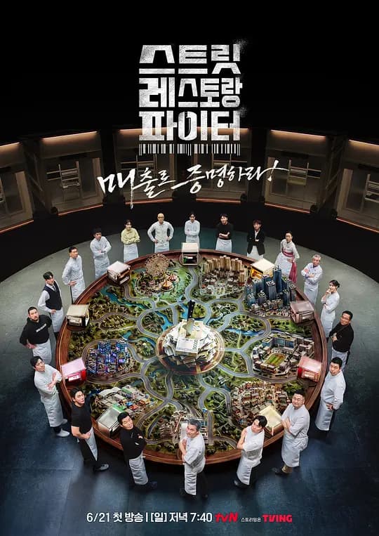 街头餐厅斗士海报