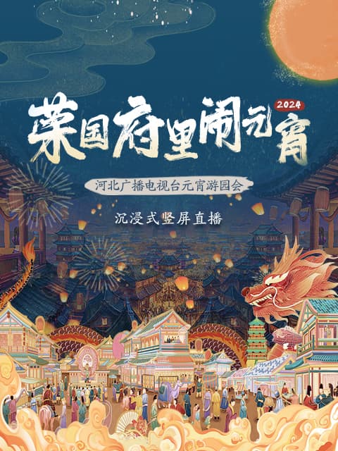 2024河北广播电视台元宵游园会荣国府里闹元宵海报